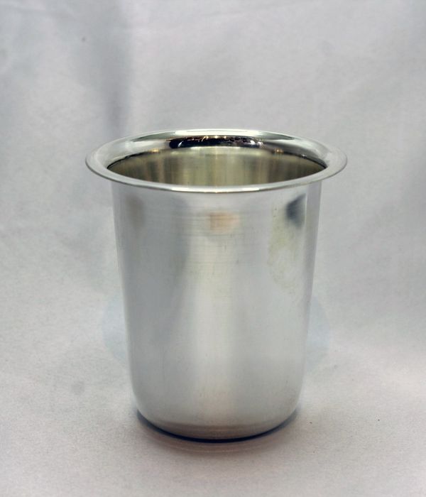 Plain Silver Glass